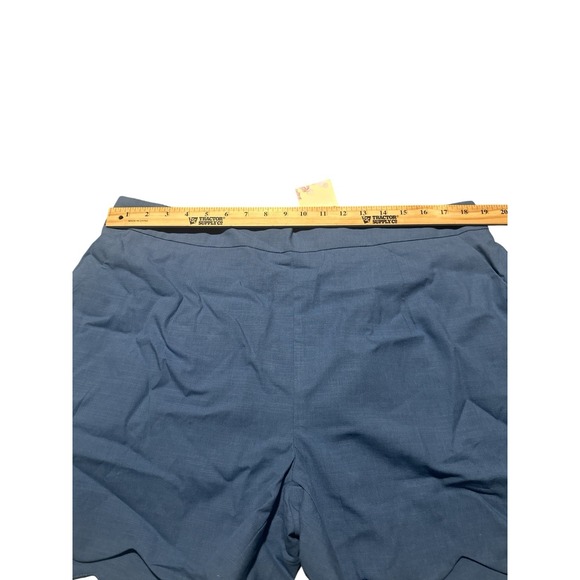 Eesome Blue Scallop Hem shorts plus 1x lined NWT Preppy Casual - Picture 3 of 6